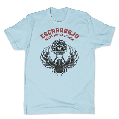 Botica-Sonora-Escarabajo-Good-Luck-Mens-T-Shirt-Blue