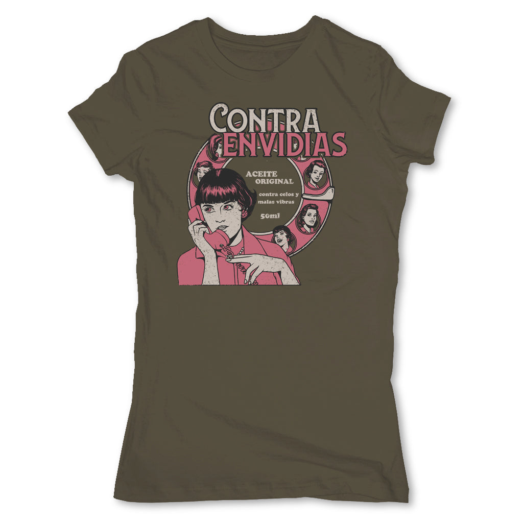 Botica-Sonora-Contra-Envidias-White-Magic-Women's-T-Shirt-Green