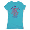 Botica-Sonora-Dragon-Rojo-Protection-Spell-Womens-T-Shirt-Turquoise