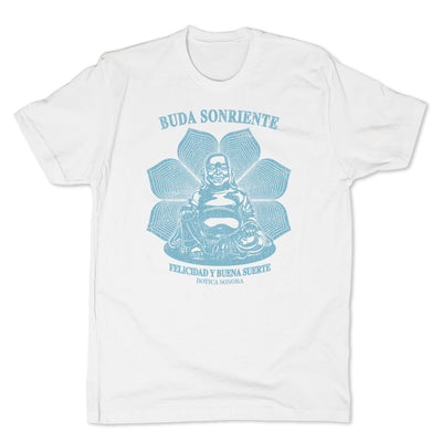 Botica-Sonora-Buddha-Good-Luck-Mens-T-Shirt-White