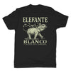 Botica-Sonora-Elefante-Blanco-Good-Luck-Mens-T-Shirt-Black
