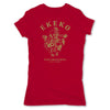 Botica-Sonora-Ekeko-Good-Luck-Womens-T-Shirt-Red