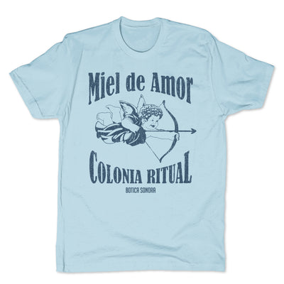 Botica-Sonora-Miel-De-Amor-Love-Spell-Mens-T-Shirt-Blue