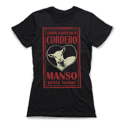 Cordero-Manso-Love-Spell-Women-T-Shirt-Black