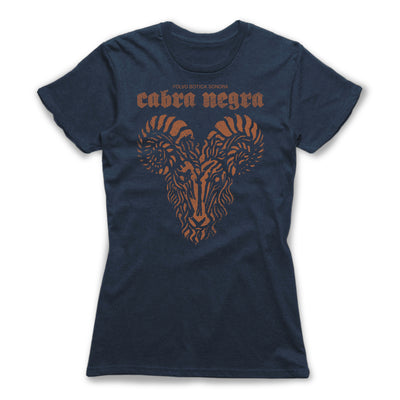 Cabra-Negra-Black-Magic-Women-T-Shirt-Blue