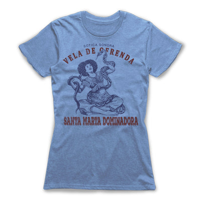 Santa-Marta-Black-Magic-Women-T-Shirt-Blue