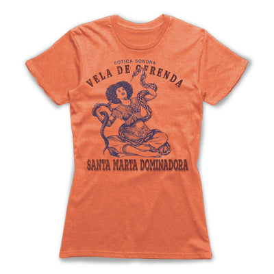 Santa-Marta-Black-Magic-Women-T-Shirt-Orange