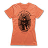 Santa-Muerte-Black-Magic-Women-T-Shirt-Orange