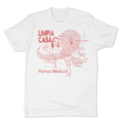 Botica-Sonora-Limpia-Casa-White-Magic-Mens-T-Shirt-White