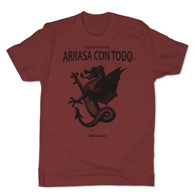 Botica-Sonora-Arrasa-Con-Todo-White-Magic-Mens-T-Shirt-Red