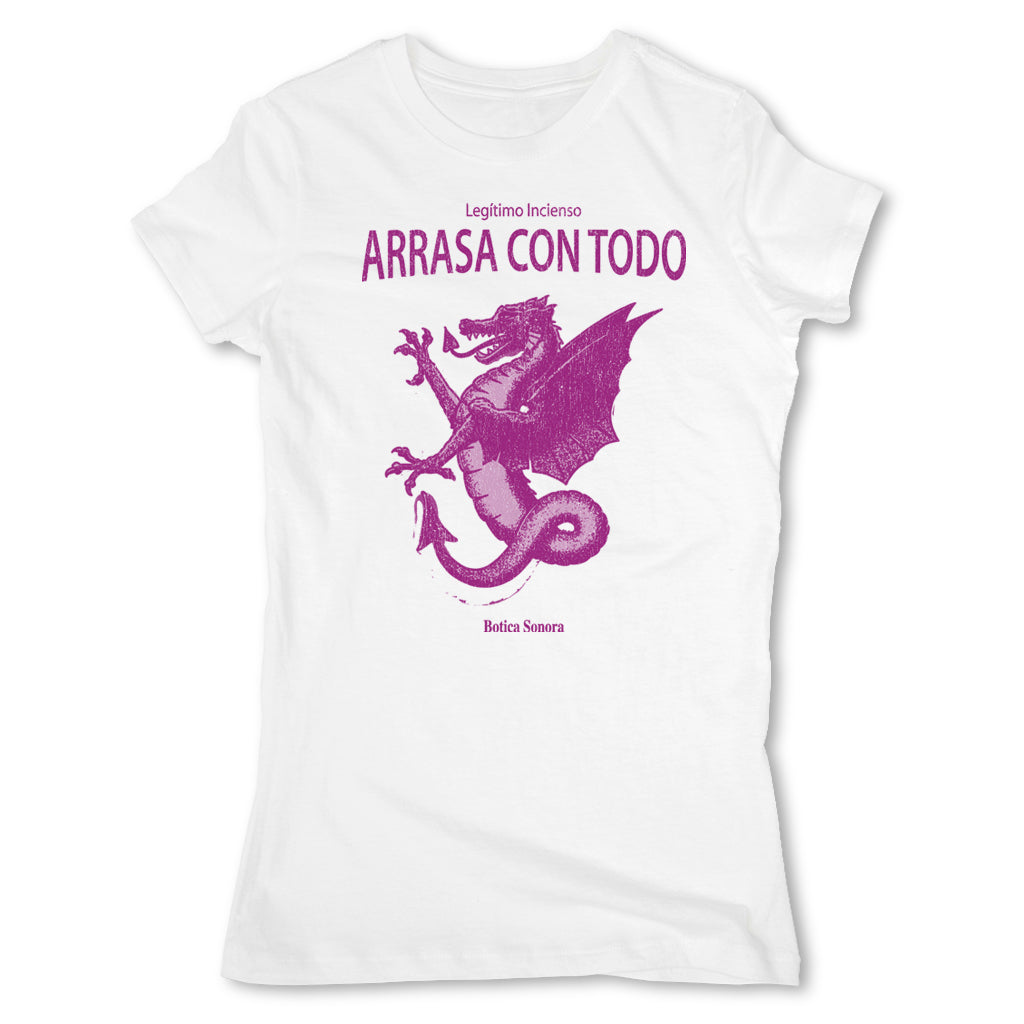 Botica-Sonora-Arrasa-Con-Todo-White-Magic-Womens-T-Shirt-White