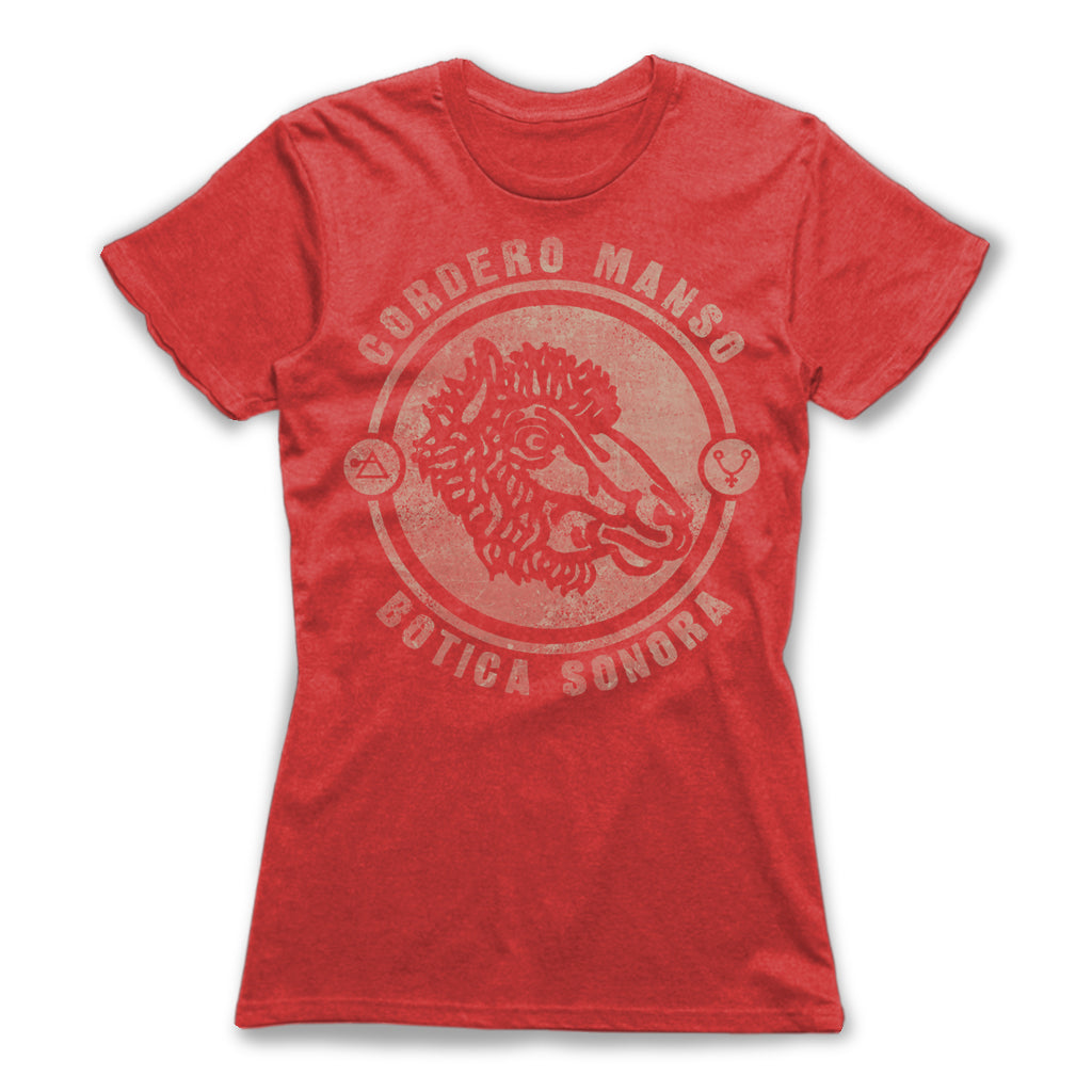 Cordero-Manso-Black-Magic-Women-T-Shirt-Red