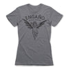 Engano-Black-Magic-Women-T-Shirt-Grey