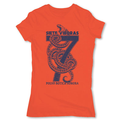 Botica-Sonora-Siete-Viboras-Protection-Spell-Womens-T-Shirt-Coral